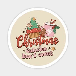 Christmas Calories Don't Count Magnet